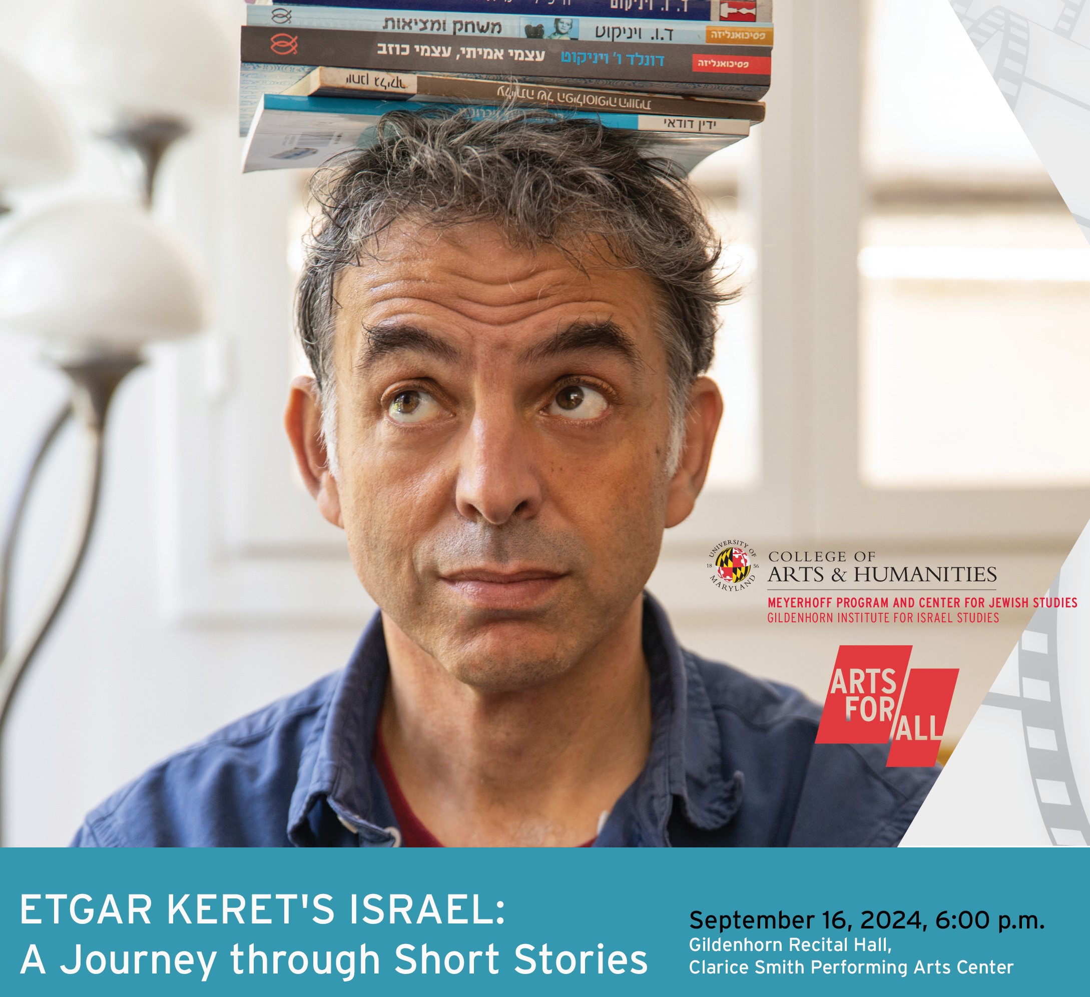 Etgar Keret UMD lecture flyer